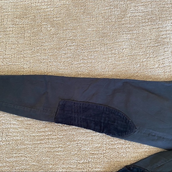 J Brand Charcoal Black/Grey Jodhpur Ankle Zip Skinny Shark Skin Pants - Picture 5 of 11